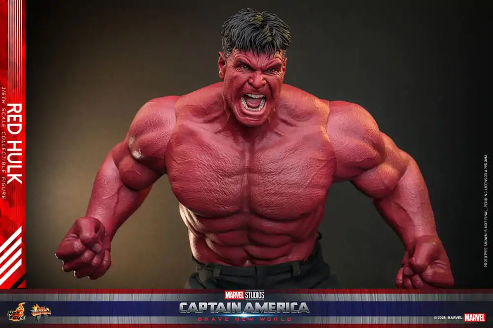 Captain America: Brave New World Movie Masterpiece 1/6 Red Hulk akciófigura 47 cm termékfotó