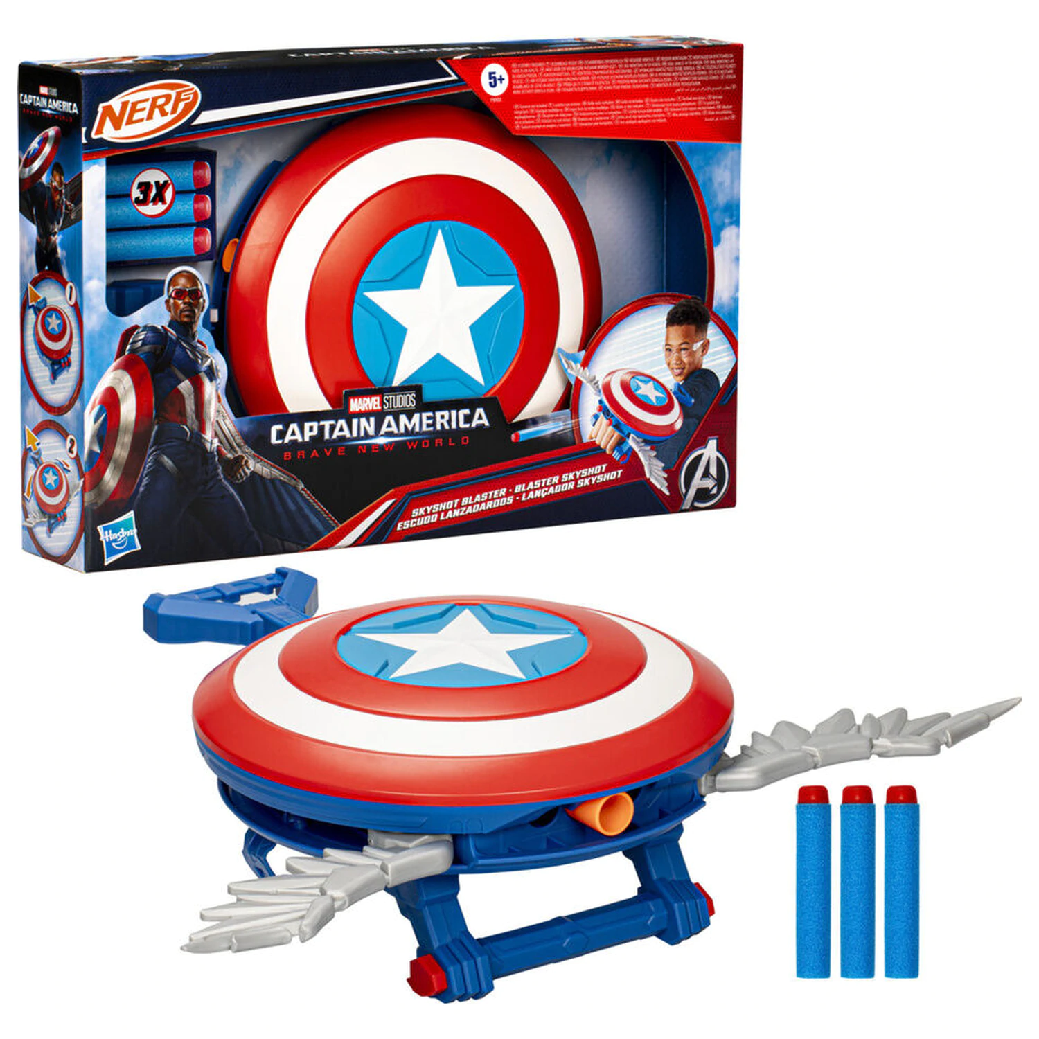 Captain America Brave New World Skyshot blaster termékfotó