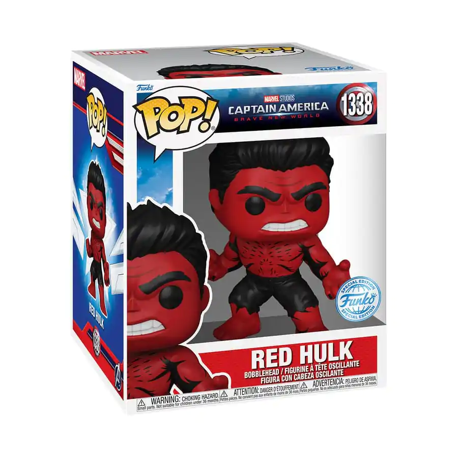 Captain America: Brave New World Super Sized Funko POP! Marvel Vinyl figura Red Hulk (Retro) 15 cm termékfotó