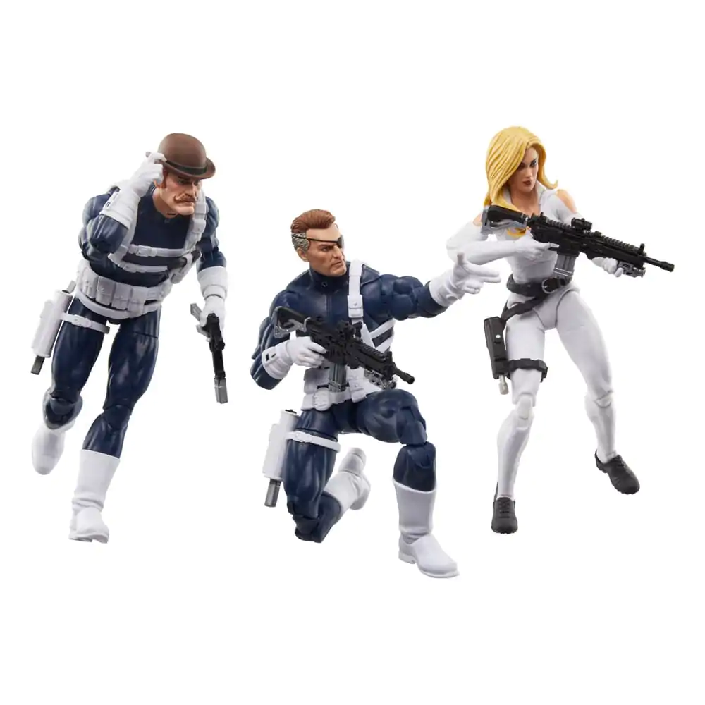 Captain America Marvel Legends S.H.I.E.L.D. 3 db-os akciófigura csomag 15 cm termékfotó