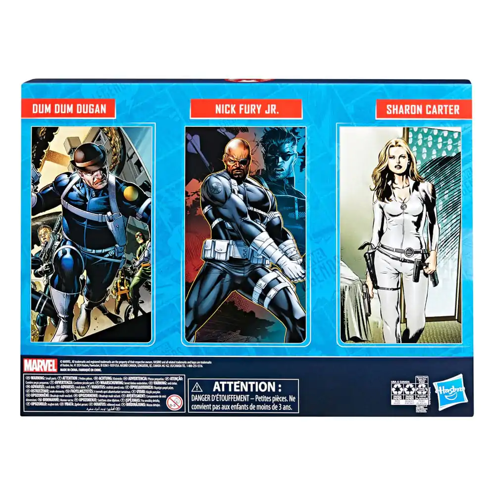 Captain America Marvel Legends S.H.I.E.L.D. 3 db-os akciófigura csomag 15 cm termékfotó