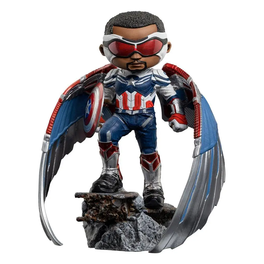 Captain America Mini Co. Sam Wilson PVC figura 17 cm termékfotó