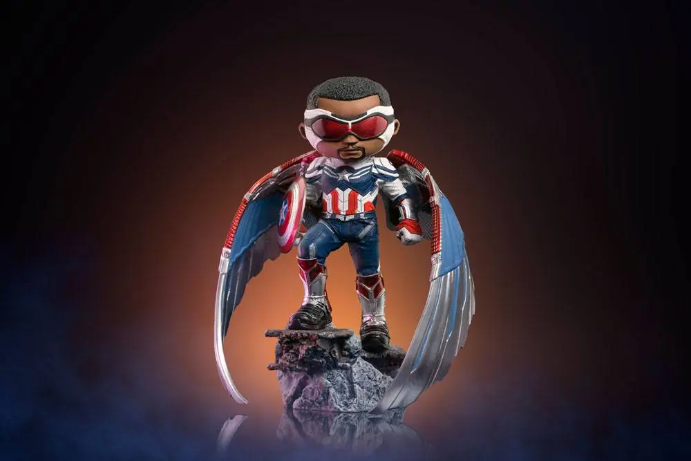 Captain America Mini Co. Sam Wilson PVC figura 17 cm termékfotó