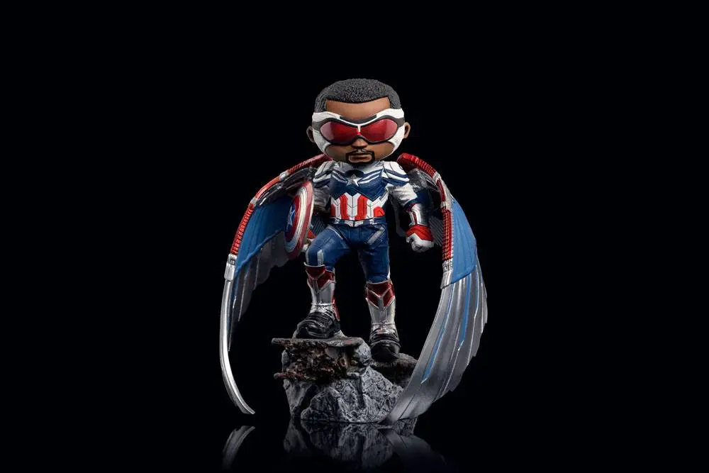 Captain America Mini Co. Sam Wilson PVC figura 17 cm termékfotó