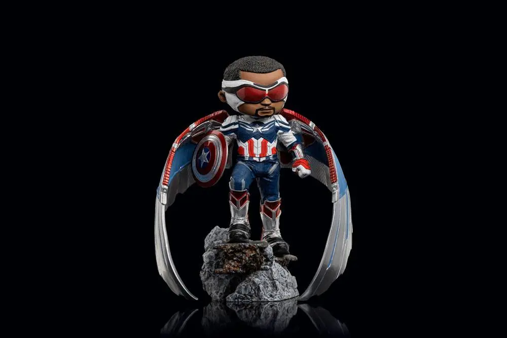 Captain America Mini Co. Sam Wilson PVC figura 17 cm termékfotó