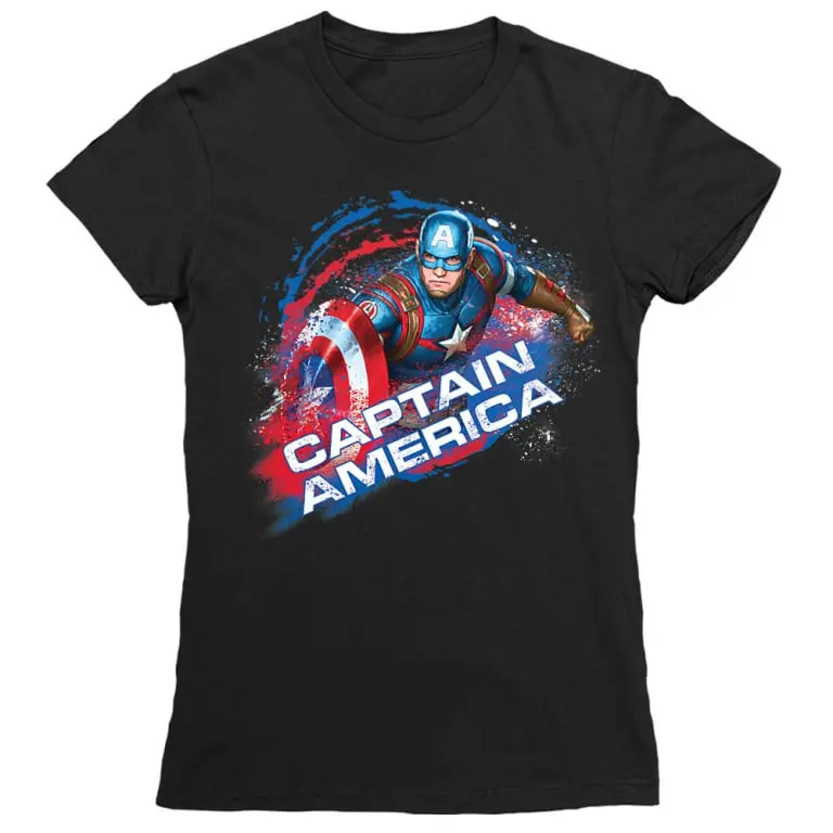 Captain America Splash női póló termékfotó