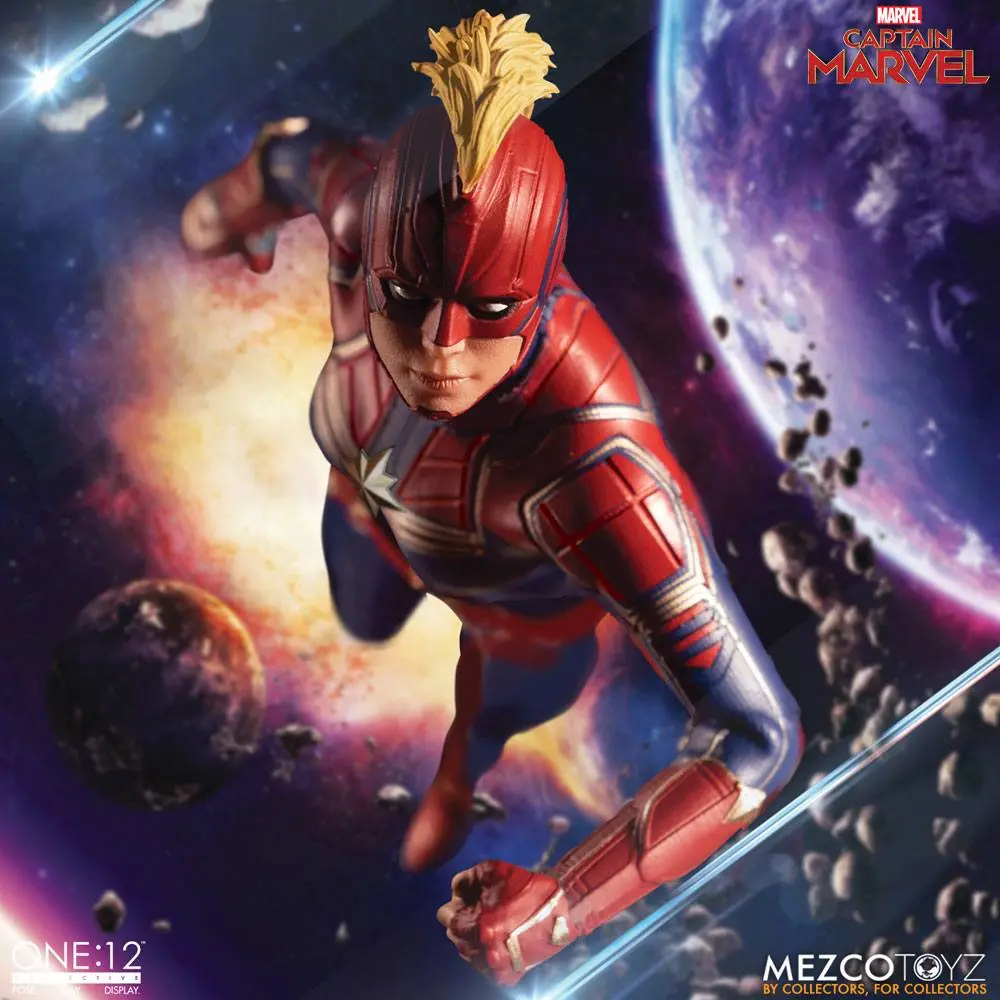 Captain Marvel 1/12 Captain Marvel akciófigura 16 cm termékfotó