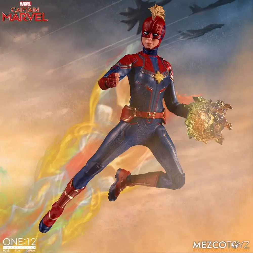 Captain Marvel 1/12 Captain Marvel akciófigura 16 cm termékfotó