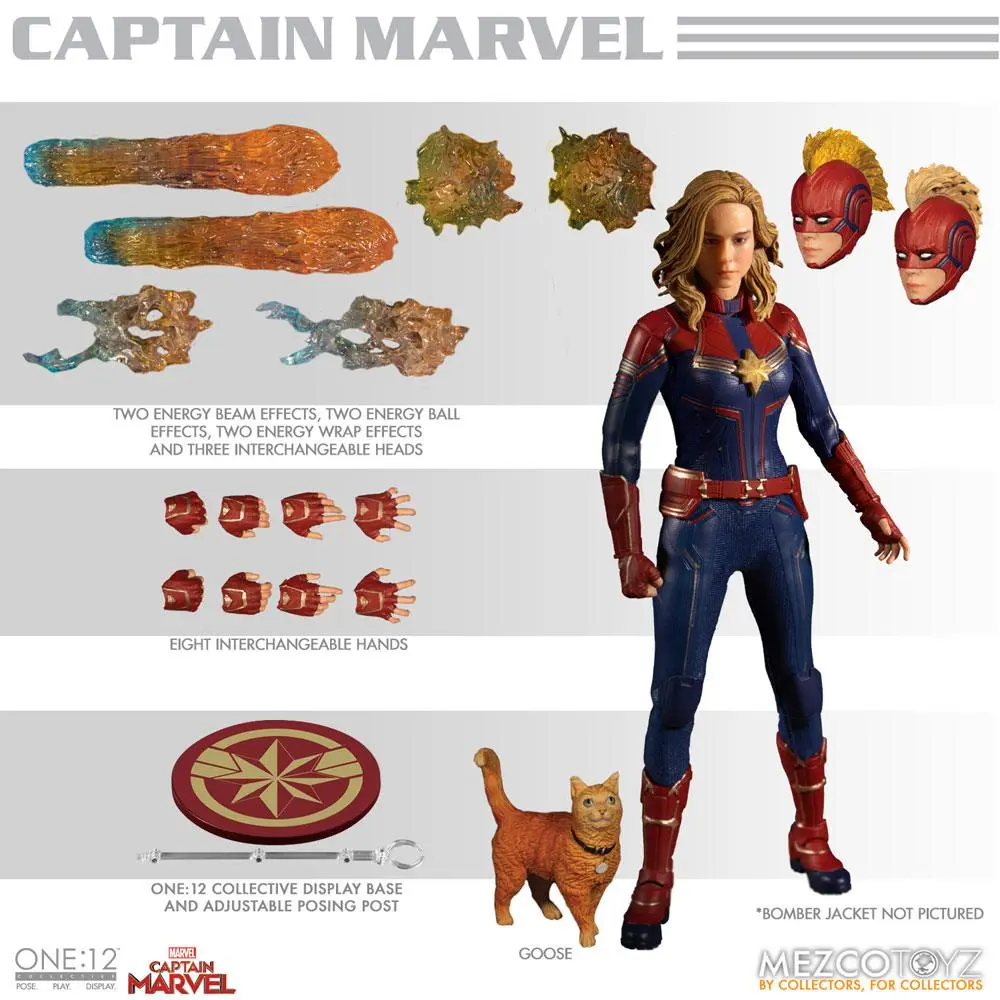 Captain Marvel 1/12 Captain Marvel akciófigura 16 cm termékfotó