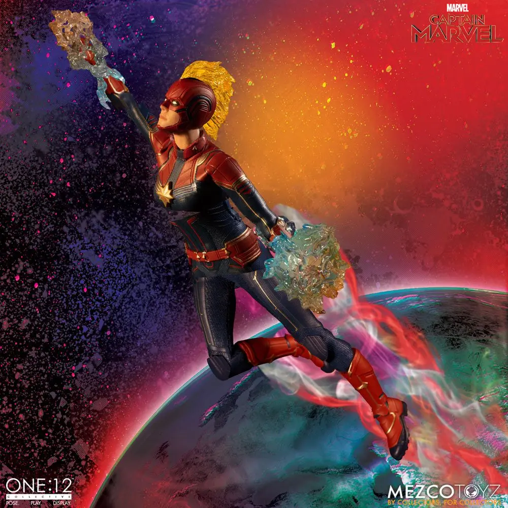 Captain Marvel 1/12 Captain Marvel akciófigura 16 cm termékfotó