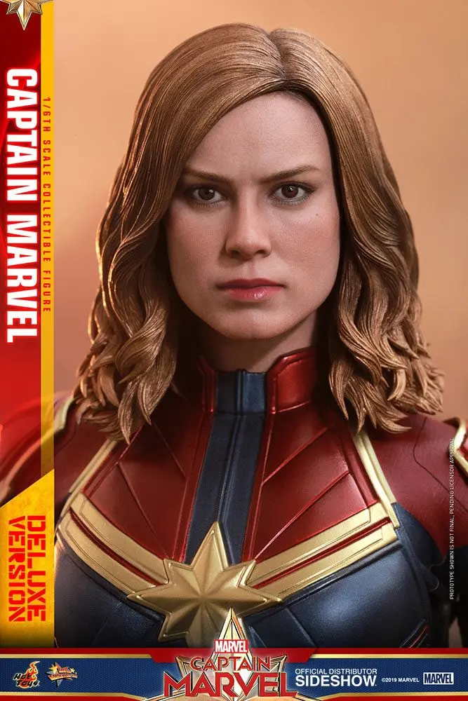 Captain Marvel Movie Masterpiece 1/6 Captain Marvel Deluxe Ver. akciófigura 29 cm termékfotó