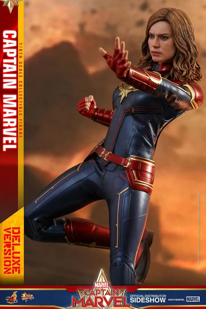 Captain Marvel Movie Masterpiece 1/6 Captain Marvel Deluxe Ver. akciófigura 29 cm termékfotó