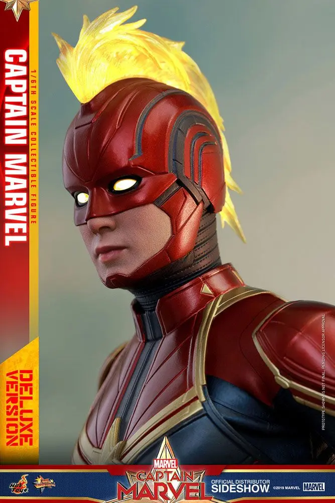 Captain Marvel Movie Masterpiece 1/6 Captain Marvel Deluxe Ver. akciófigura 29 cm termékfotó