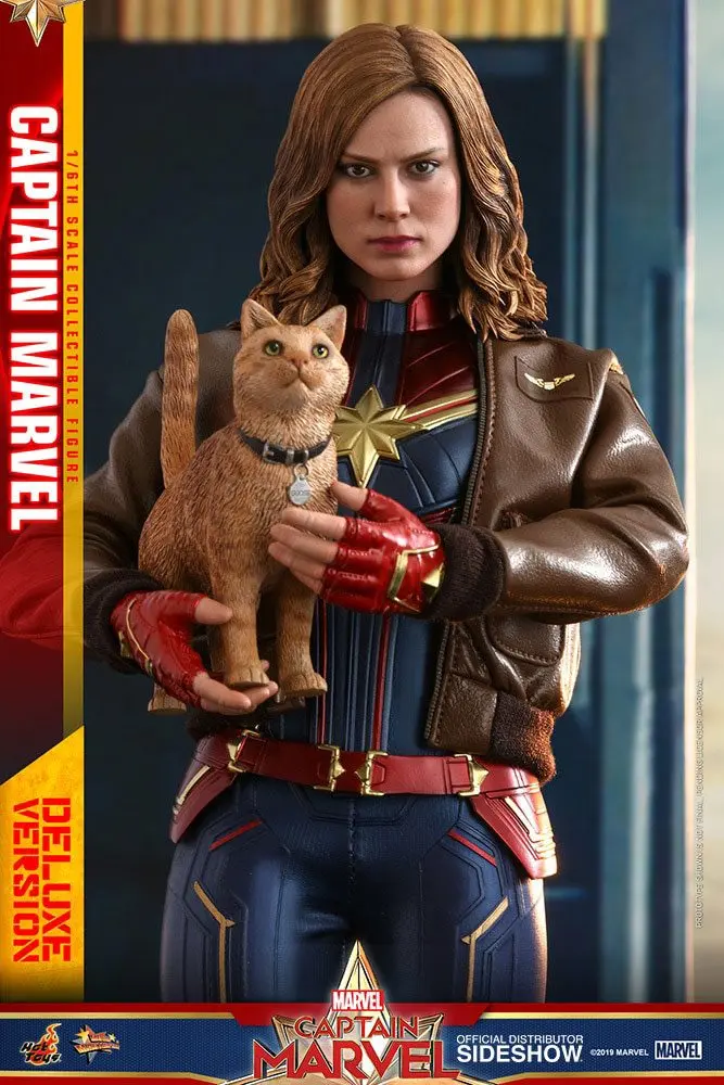 Captain Marvel Movie Masterpiece 1/6 Captain Marvel Deluxe Ver. akciófigura 29 cm termékfotó