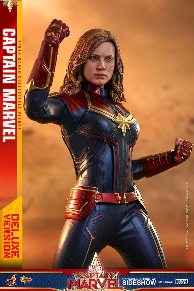 Captain Marvel Movie Masterpiece 1/6 Captain Marvel Deluxe Ver. akciófigura 29 cm termékfotó