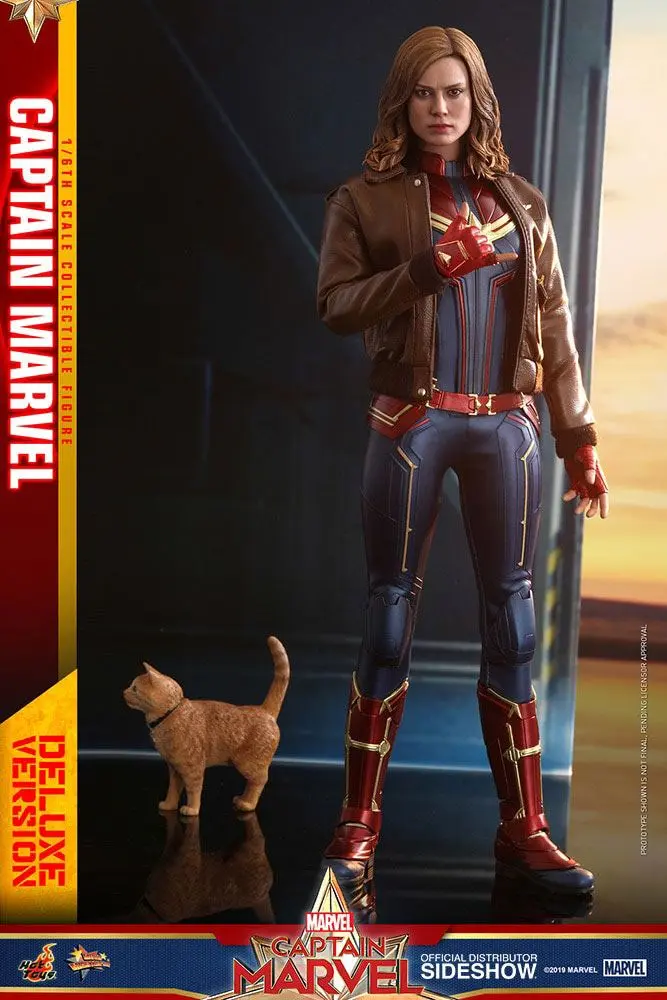 Captain Marvel Movie Masterpiece 1/6 Captain Marvel Deluxe Ver. akciófigura 29 cm termékfotó