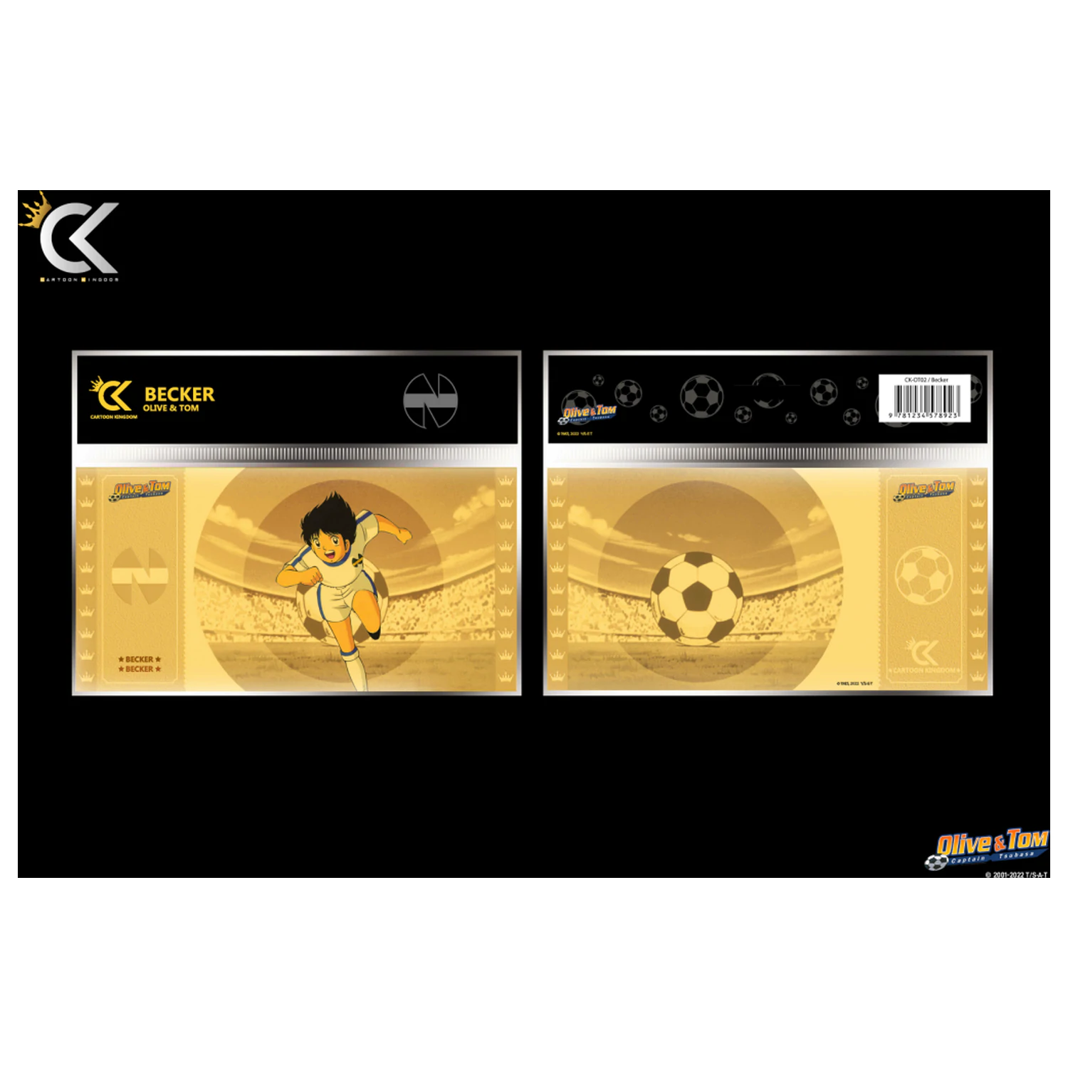 Captain Tsubasa Becker aranyjegy termékfotó