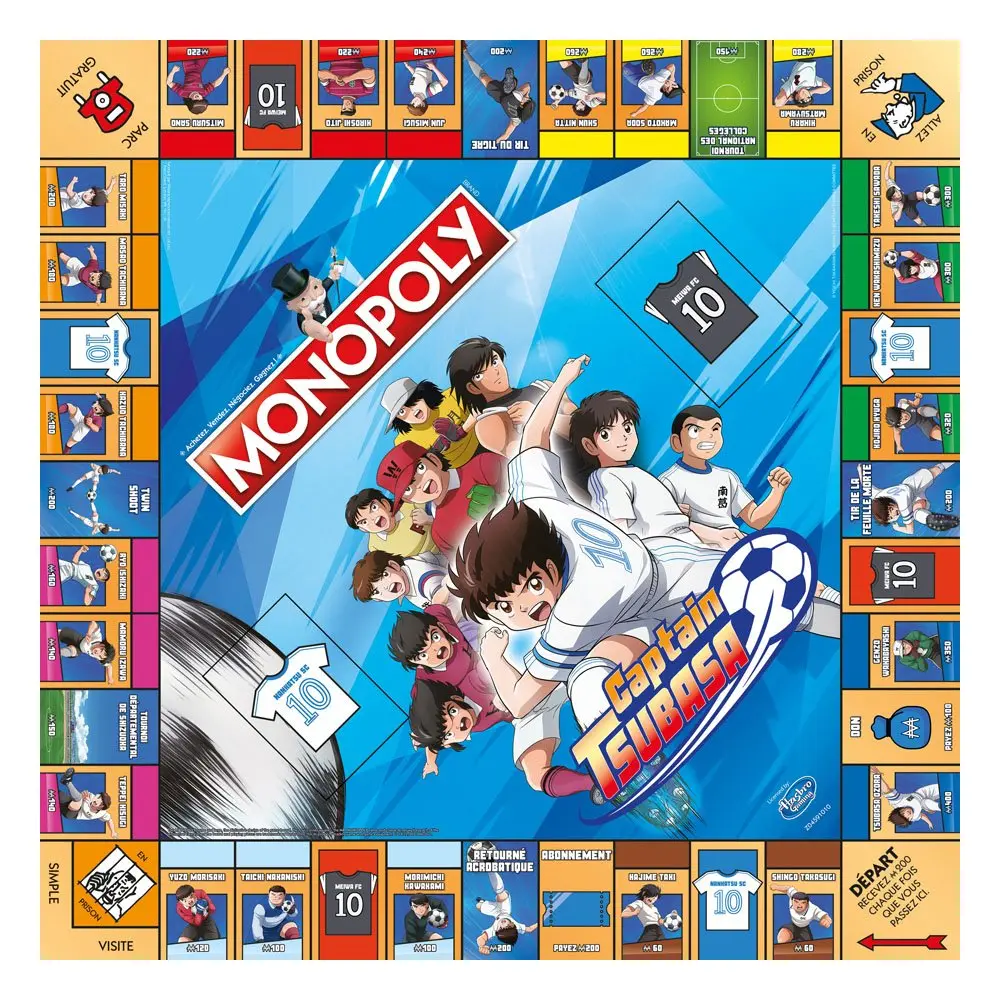 Captain Tsubasa Monopoly Francia nyelvű társasjáték termékfotó