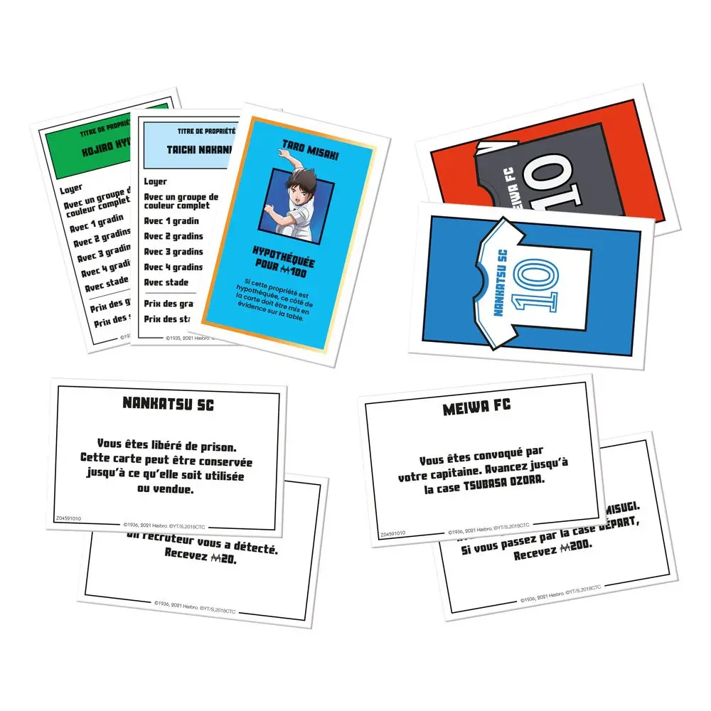 Captain Tsubasa Monopoly Francia nyelvű társasjáték termékfotó