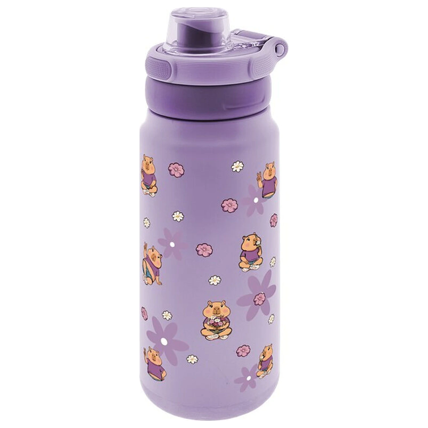 Capybara Flower sport Hőtartó palack kulacs 750ml termékfotó