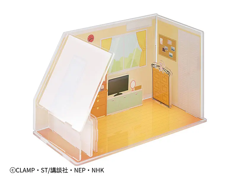 Cardcaptor Sakura: Clear Card Acrylic Diorama háttér (Sakura's Bedroom) termékfotó