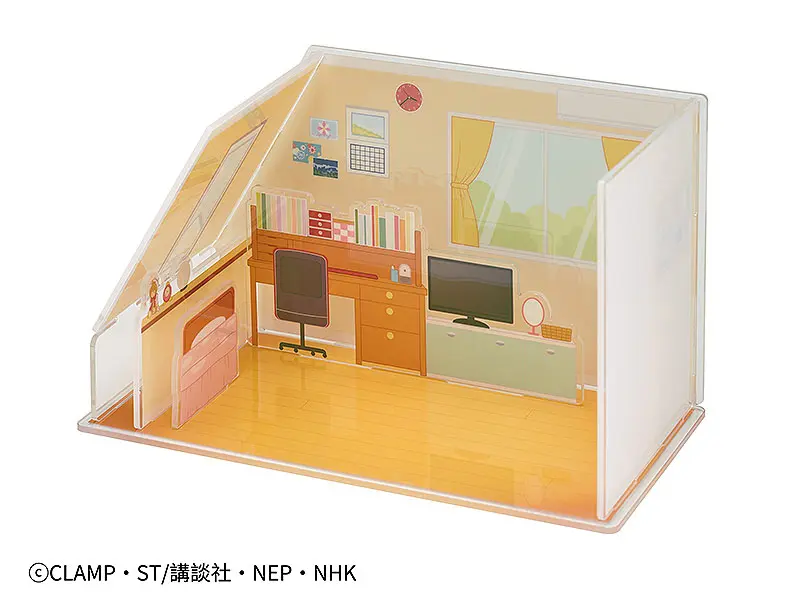 Cardcaptor Sakura: Clear Card Acrylic Diorama háttér (Sakura's Bedroom) termékfotó