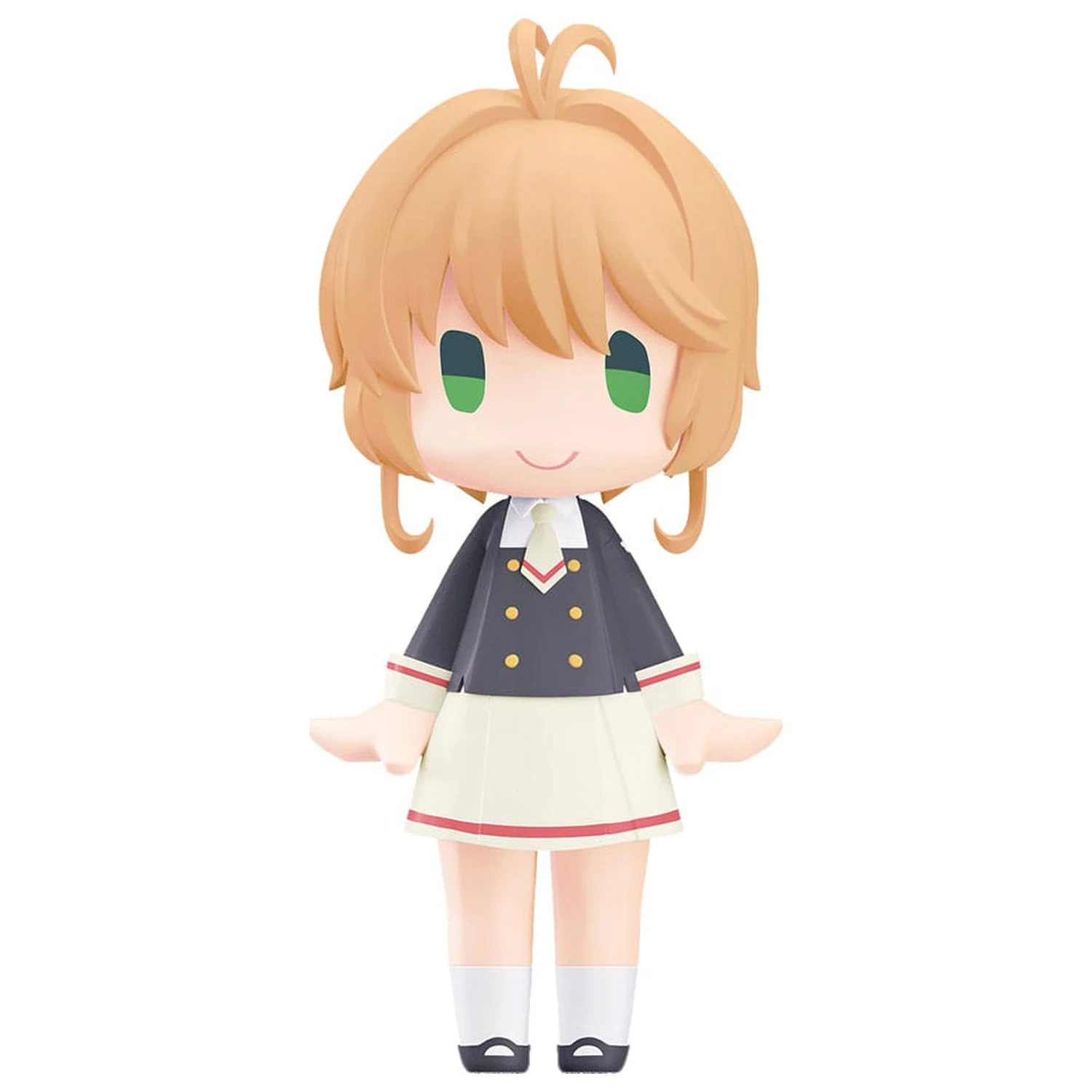 Cardcaptor Sakura: Clear Card with Garterbelt HELLO! GOOD SMILE akciófigura Sakura Kinomoto: Tomoeda Junior High School Uniform Ver. 10 cm    termékfotó