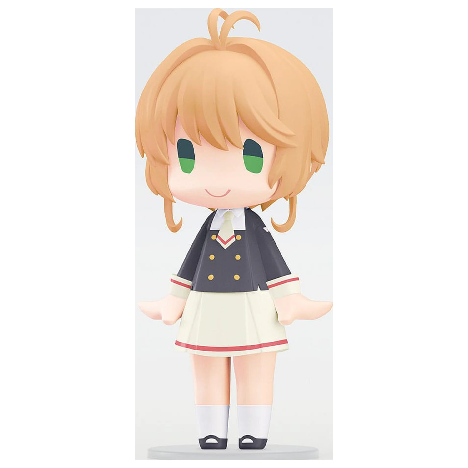 Cardcaptor Sakura: Clear Card with Garterbelt HELLO! GOOD SMILE akciófigura Sakura Kinomoto: Tomoeda Junior High School Uniform Ver. 10 cm    termékfotó