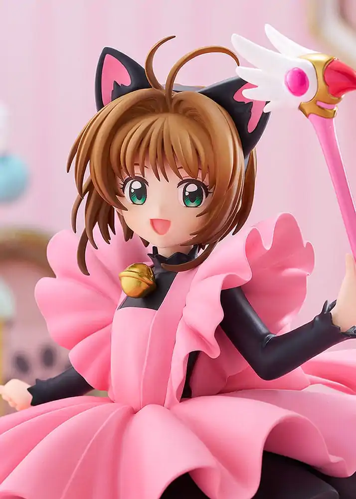 Cardcaptor Sakura Pop Up Parade Sakura Kinomoto: Black Cat Costume Ver. L Size PVC szobor figura 22 cm termékfotó