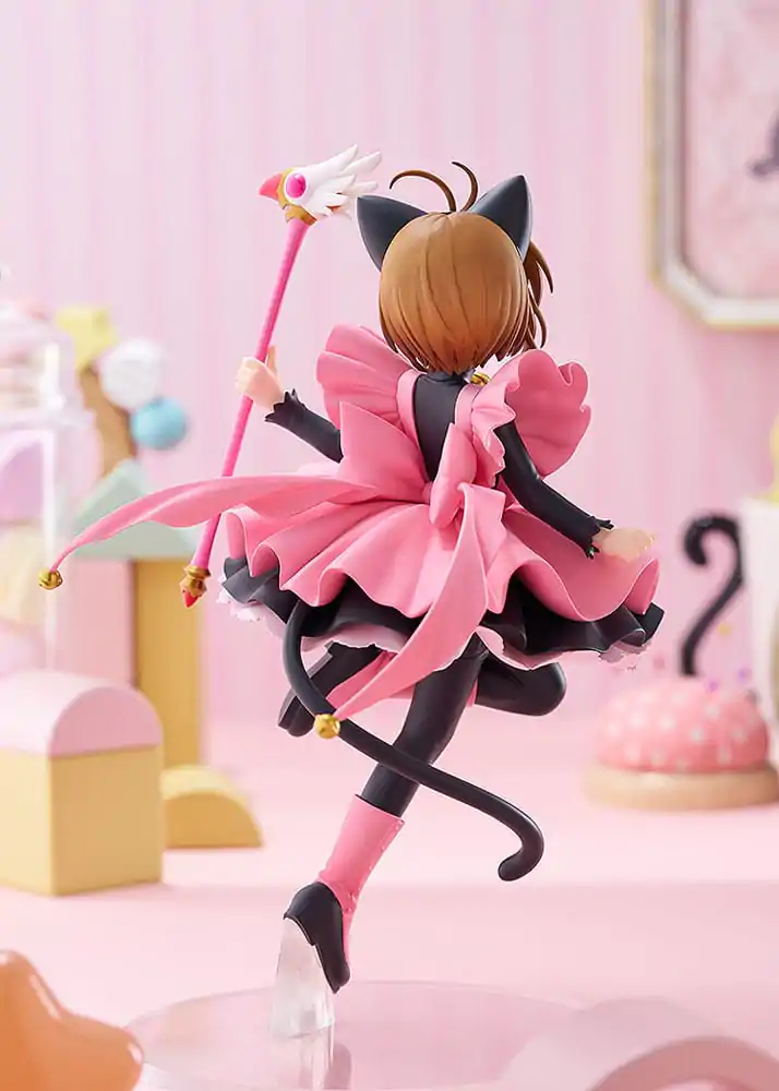 Cardcaptor Sakura Pop Up Parade Sakura Kinomoto: Black Cat Costume Ver. L Size PVC szobor figura 22 cm termékfotó