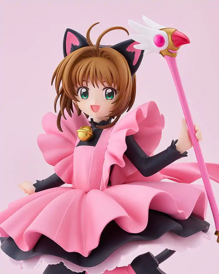 Cardcaptor Sakura Pop Up Parade Sakura Kinomoto: Black Cat Costume Ver. L Size PVC szobor figura 22 cm termékfotó