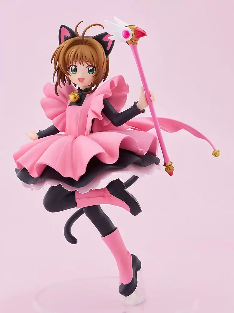 Cardcaptor Sakura Pop Up Parade Sakura Kinomoto: Black Cat Costume Ver. L Size PVC szobor figura 22 cm termékfotó