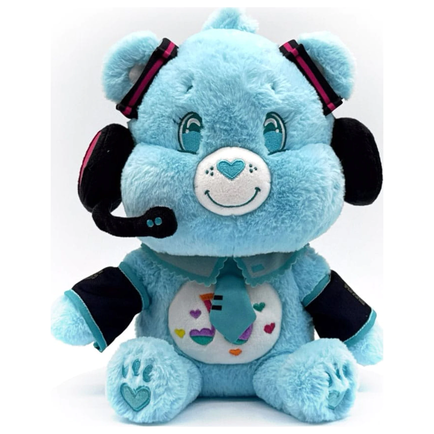 Care Bears Miku x Heartsong Bear plüss figura 23 cm      termékfotó