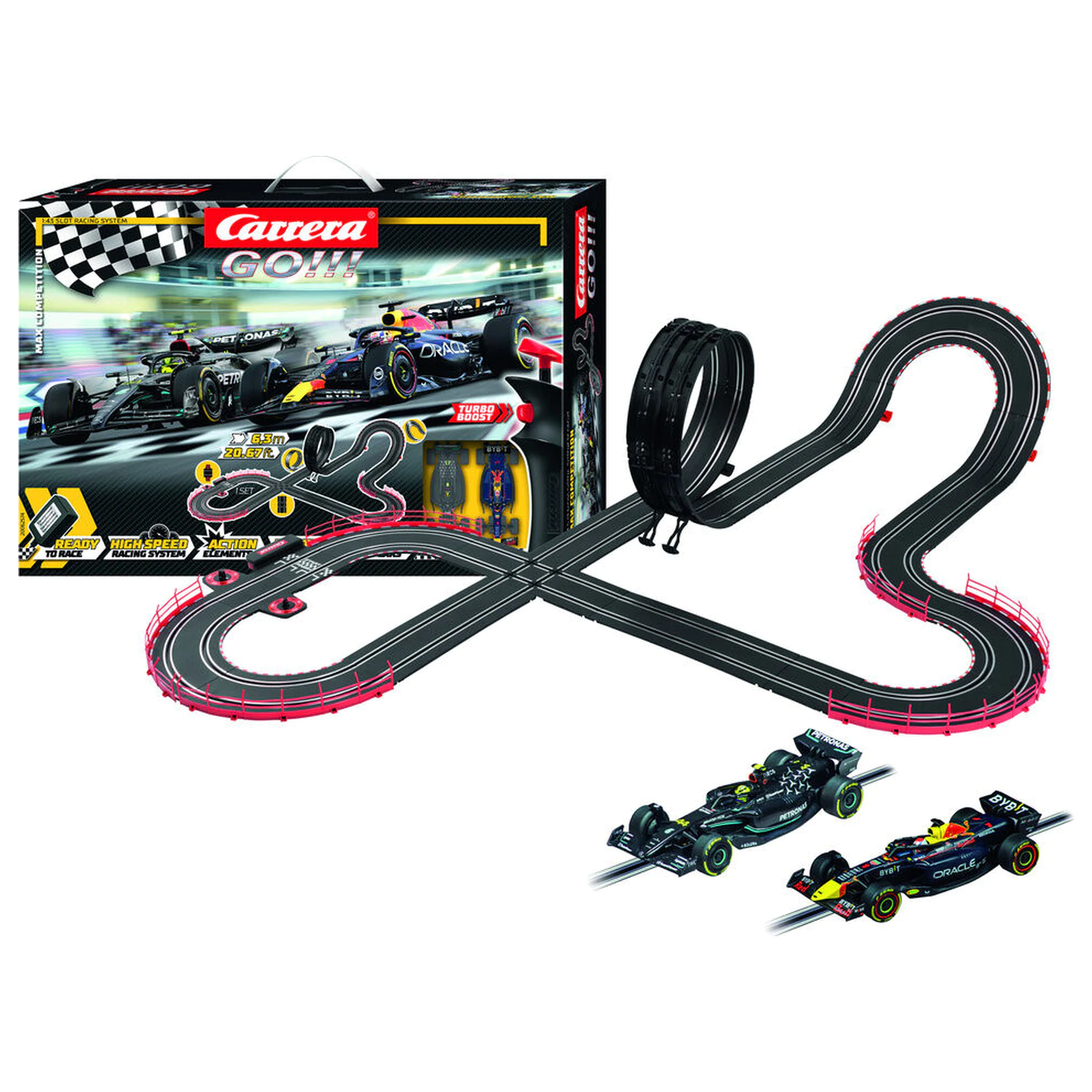 Carrera GO!!! Max Competition elektromos versenypálya termékfotó