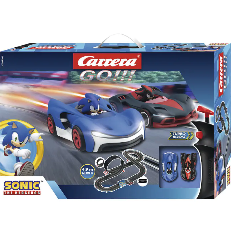 Carrera GO!!! Sonic the Hedgehog Sonic + Shadow elektromos versenypálya termékfotó