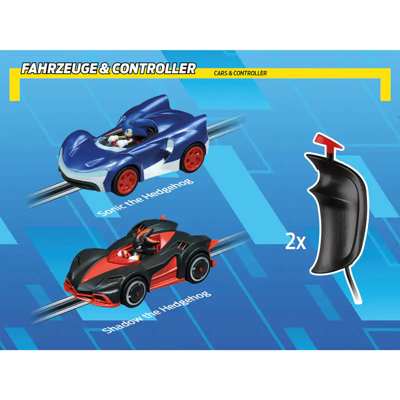 Carrera GO!!! Sonic the Hedgehog Sonic + Shadow elektromos versenypálya termékfotó
