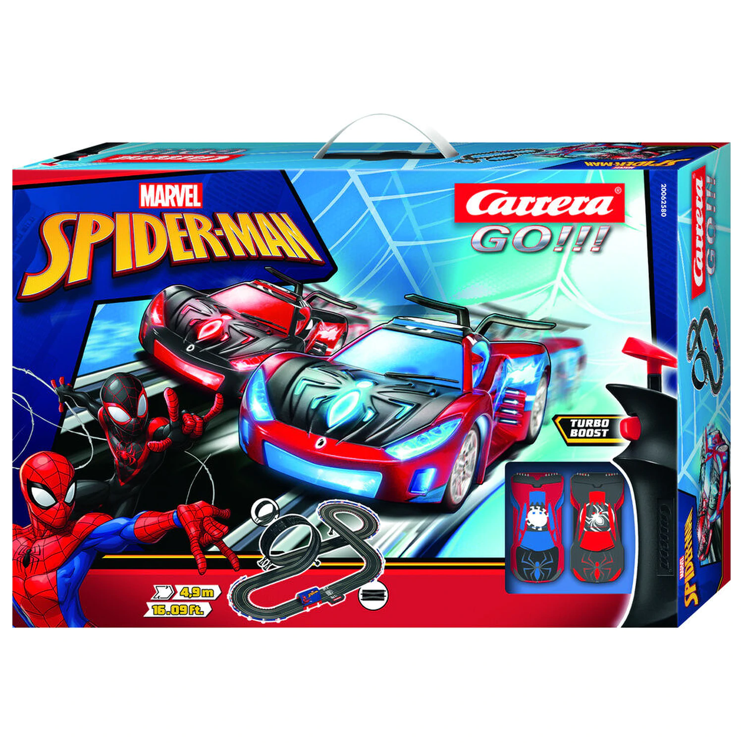 Carrera GO!!! Spider-Man elektromos versenypálya termékfotó
