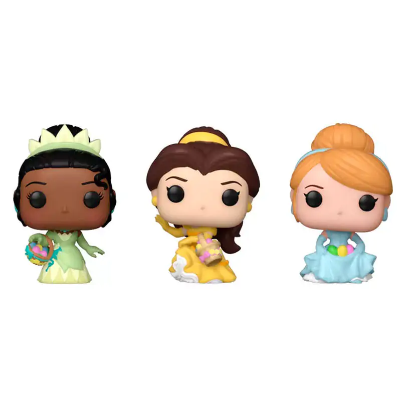 Carrot Pocket POP blister 3 figures Disney Princess Cinderella Tiana Bella termékfotó