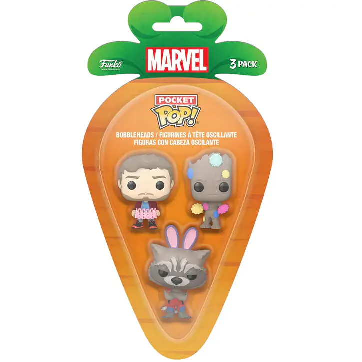 Carrot Pocket Funko POP Marvel Guardians of the Galaxy 3db-os figura csomag termékfotó