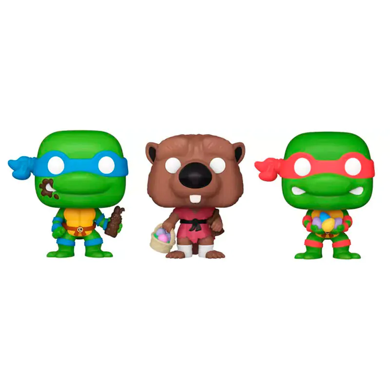 Carrot Pocket Funko POP Ninja Turtles Splinter Leonardo Raphael 3db-os figura csomag termékfotó