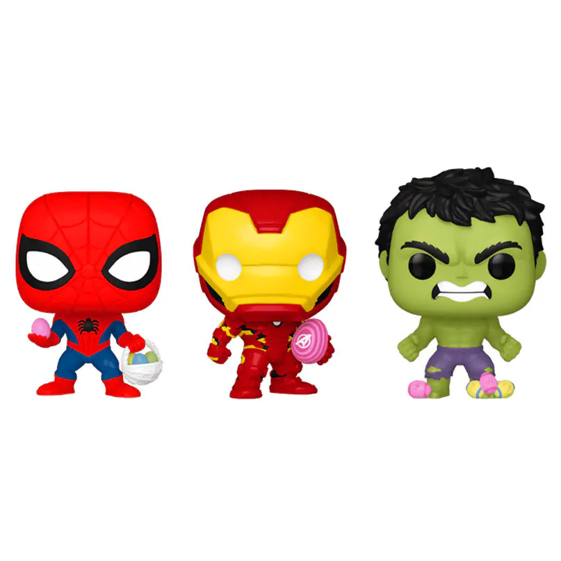 Carrot Pocket POP blister 3 figures Marvel Spiderman Hulk Iron Man termékfotó