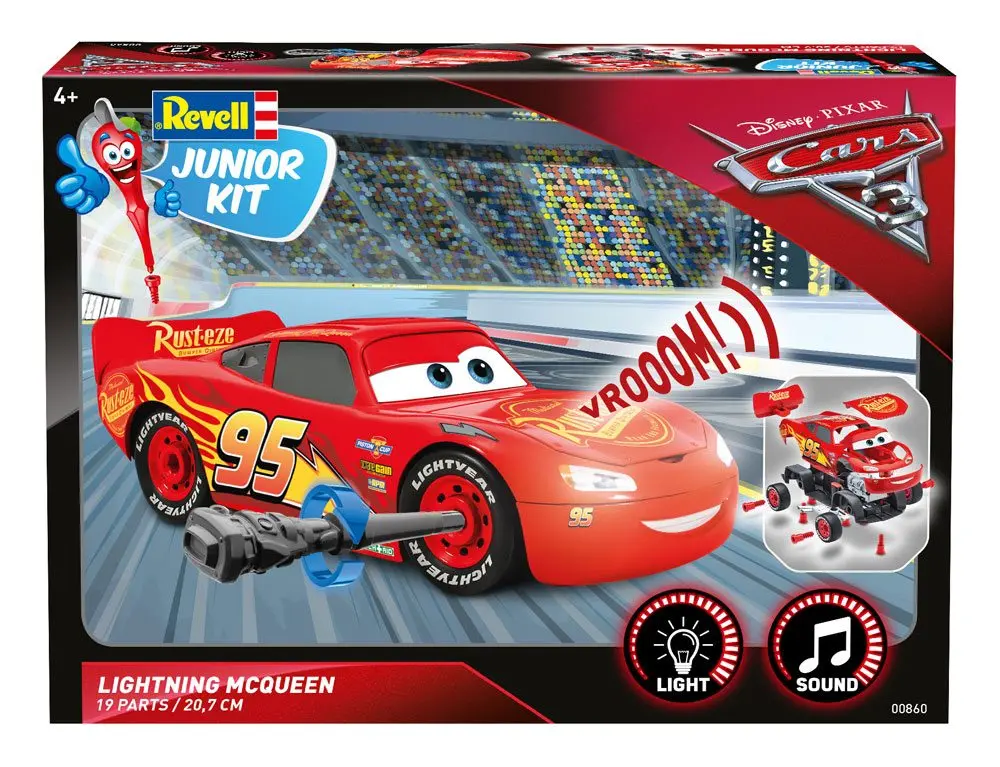 Cars 1/20 Lightning McQueen gyerek modell készlet hanggal és fénnyel termékfotó