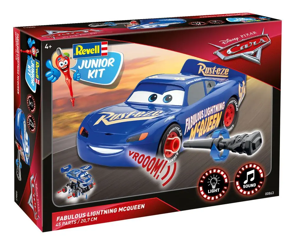 Cars 1/20 The Fabulous Lightning McQueen gyerek modell készlet hanggal és fénnyel termékfotó