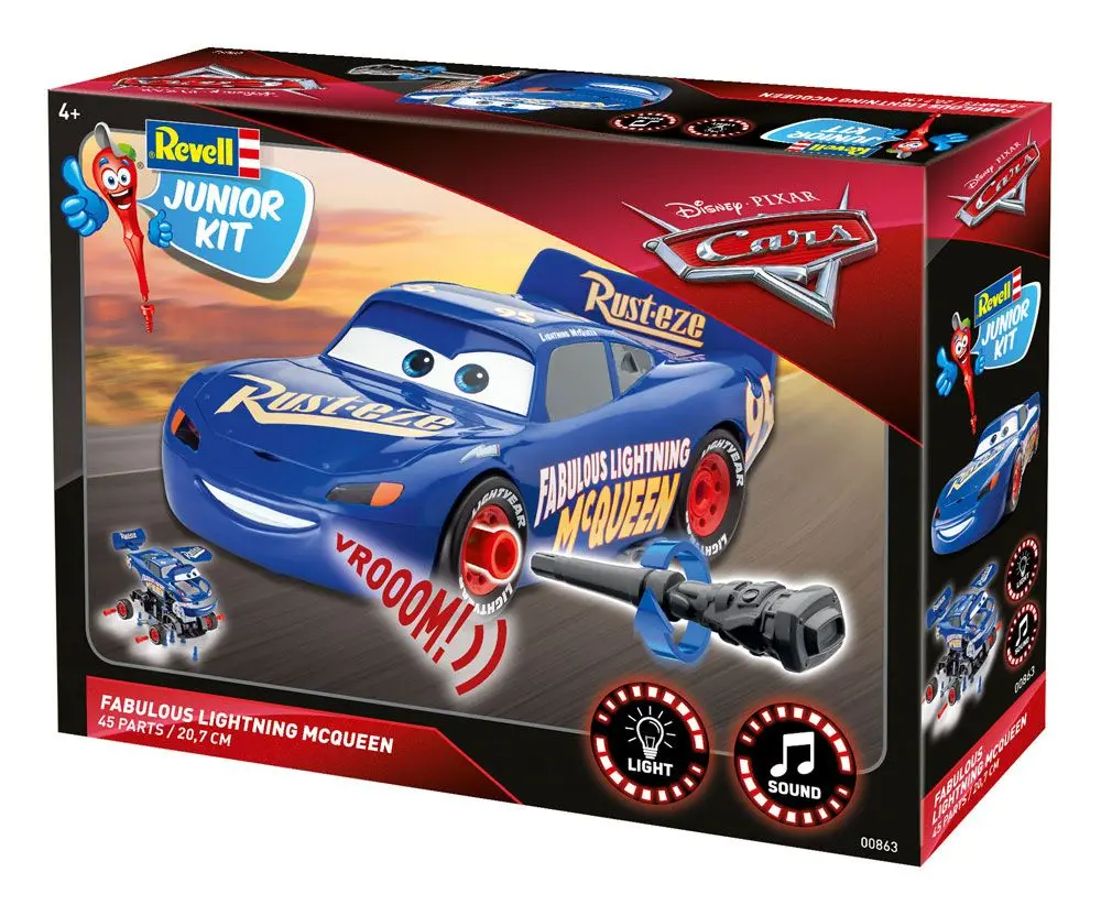 Cars 1/20 The Fabulous Lightning McQueen gyerek modell készlet hanggal és fénnyel termékfotó