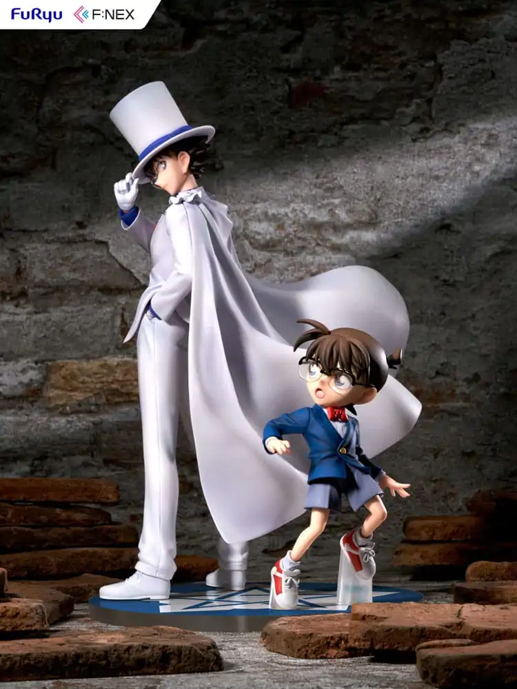 Case Closed F:NEX PVC Statue 1/7 Conan Edogawa & Kid the Phantom Thief 29 cm termékfotó