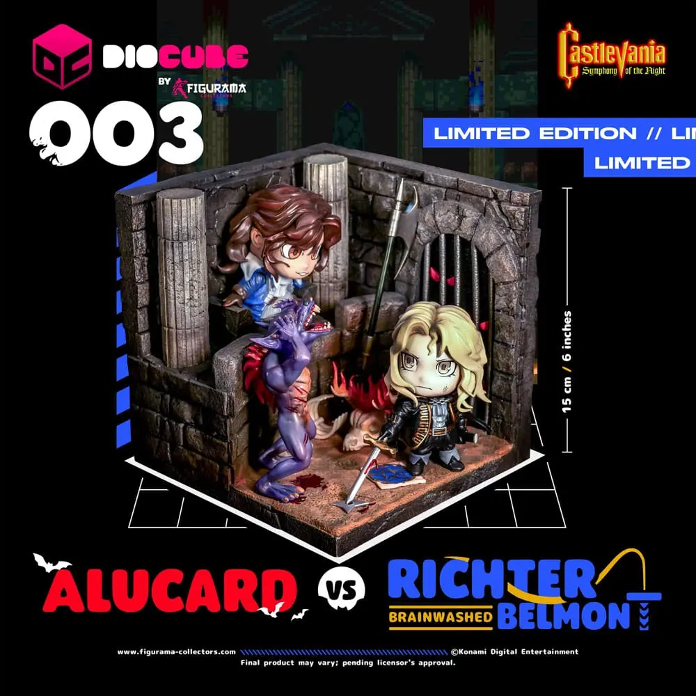 Castlevania DioCube PVC Diorama Alucard Vs Richter Belmont 15 cm termékfotó