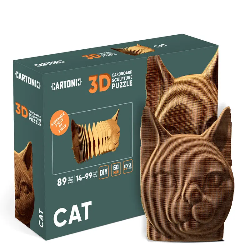 Cat 3D karton puzzle 89db-os termékfotó