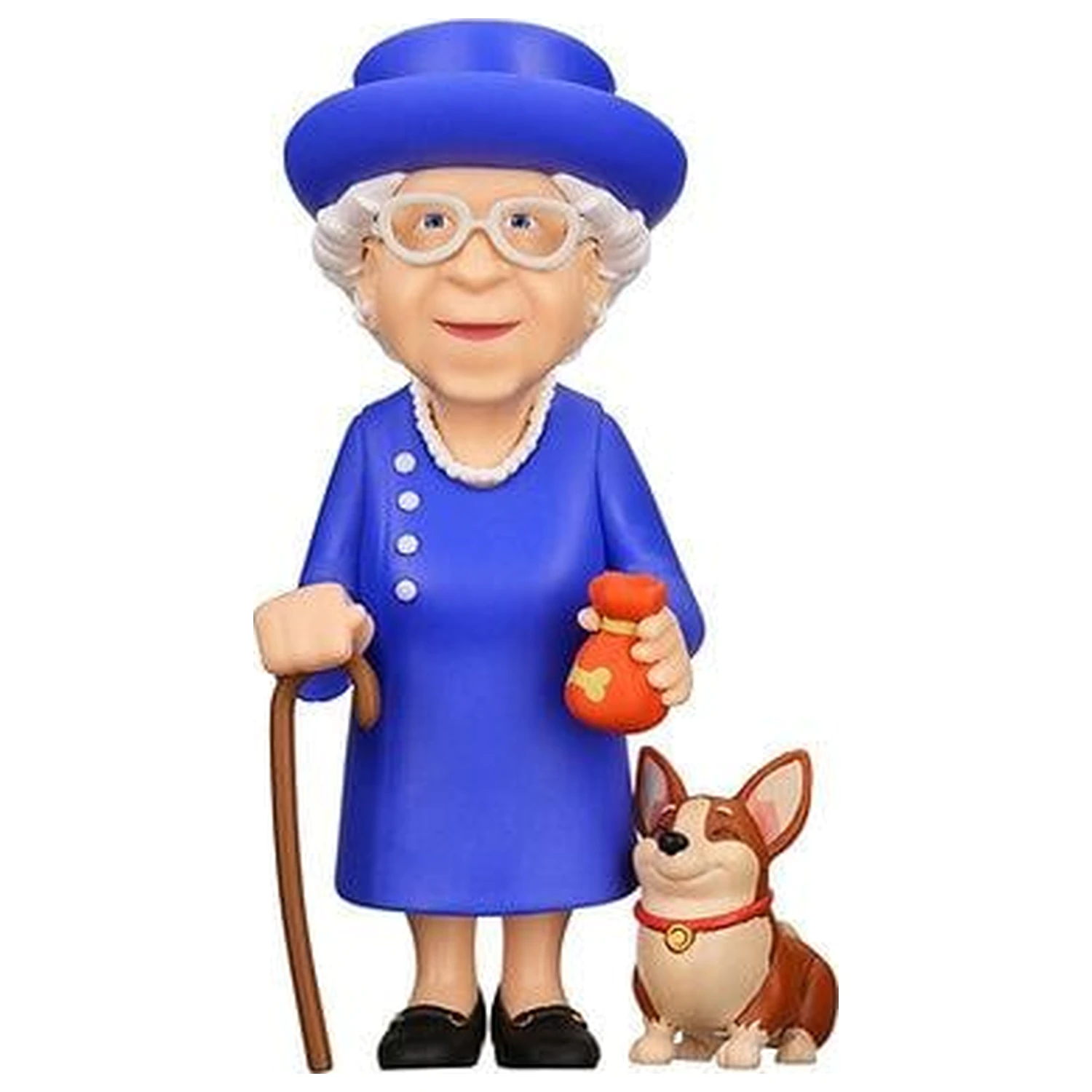 Celebrity Queen Elizabeth II with her Corgi figura Minix 12cm termékfotó