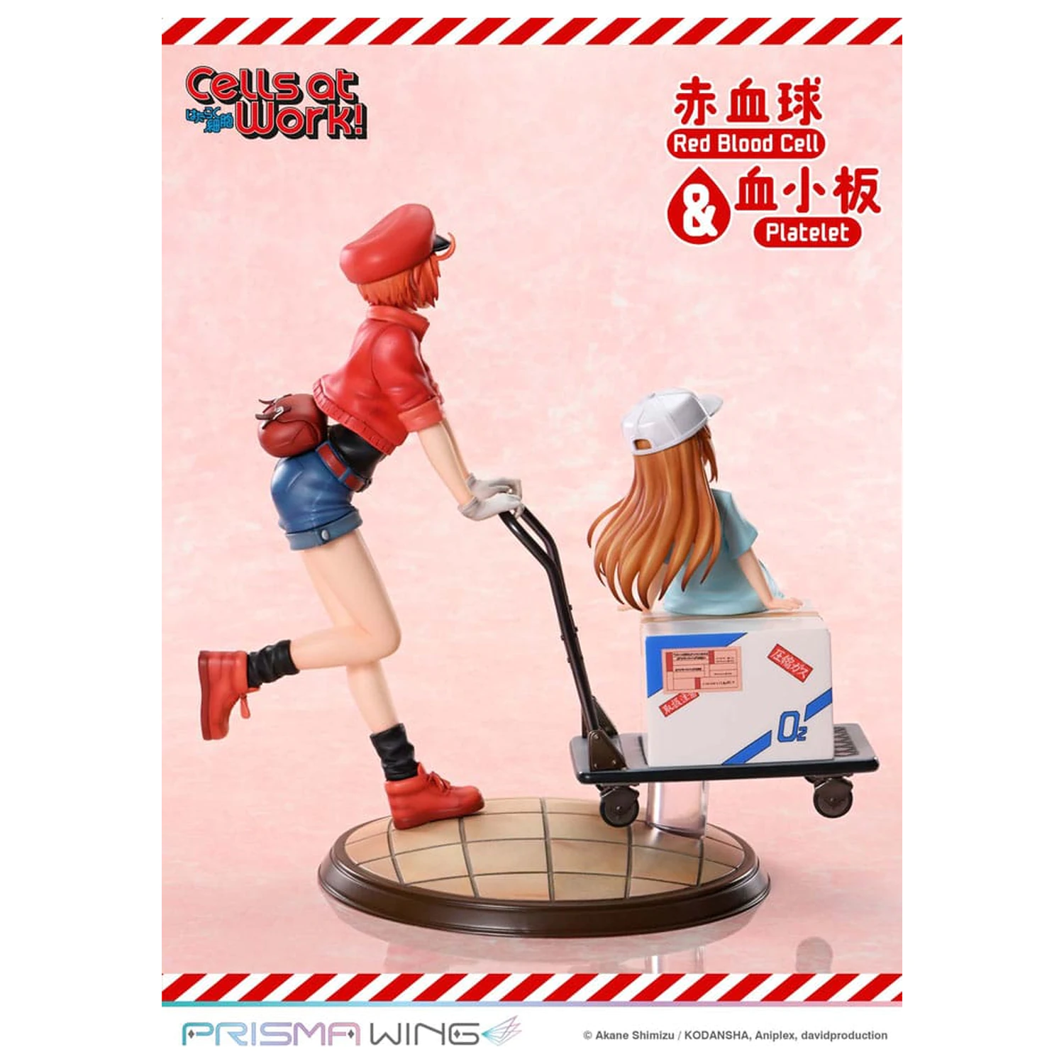 Cells at Work Prisma Wing Red Blood Cell & Platelet PVC szobor figura 26 cm  termékfotó