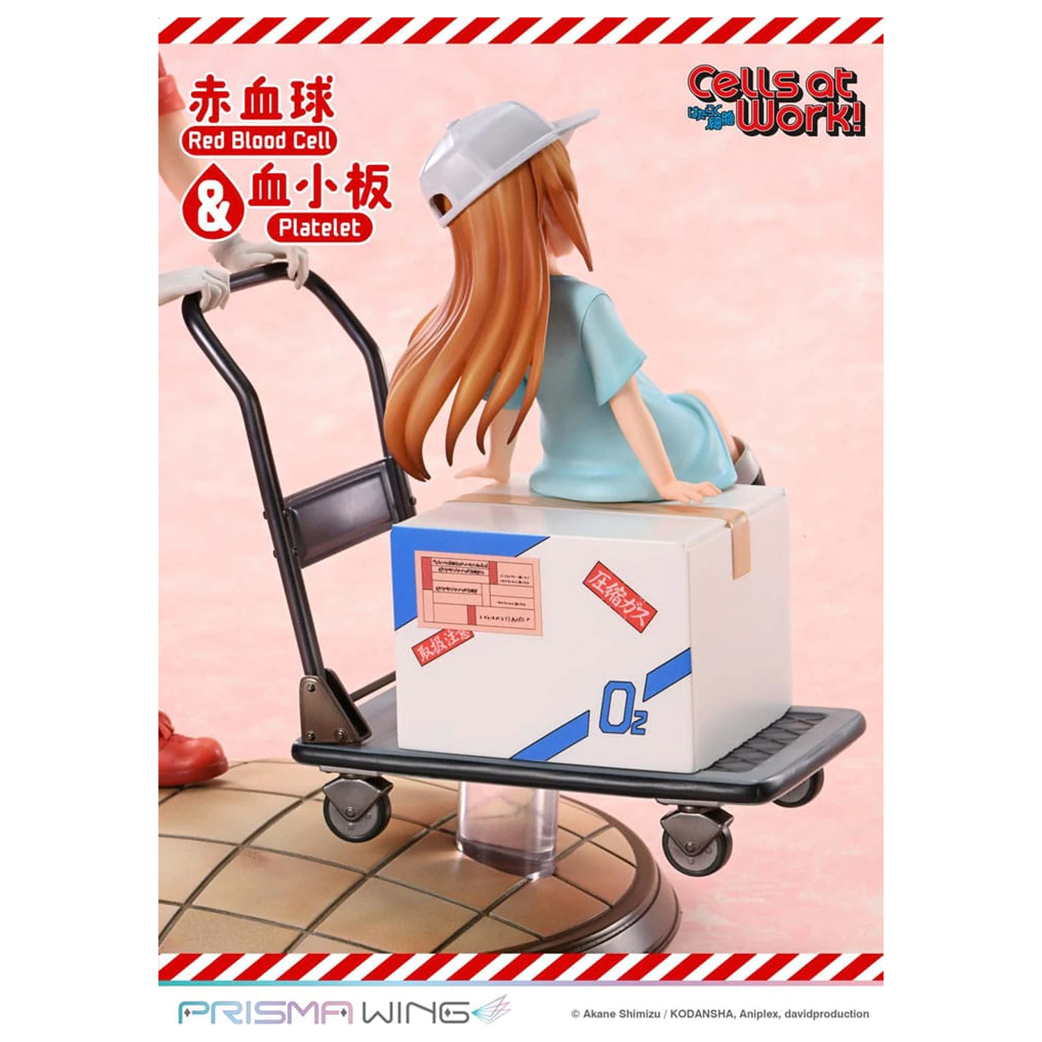 Cells at Work Prisma Wing Red Blood Cell & Platelet PVC szobor figura 26 cm  termékfotó